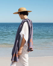 Beach Towel Cotton Willow Weave Jelly   Fish 93x157cm